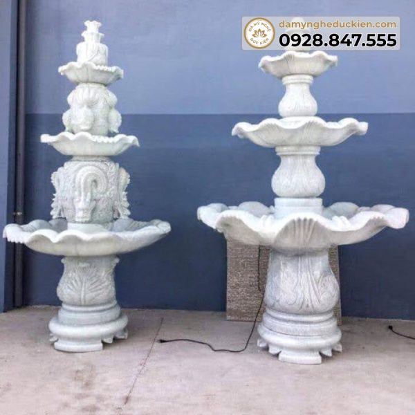 đài phun nước bằng đá M02
