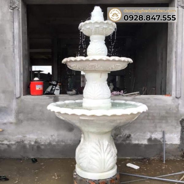 đài phun nước bằng đá M02