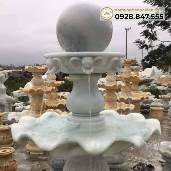 đài phun nước bằng đá M03