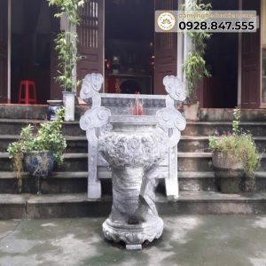 lư hương đá m02