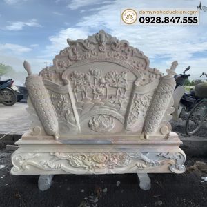 Mẫu cuốn thư đá M02