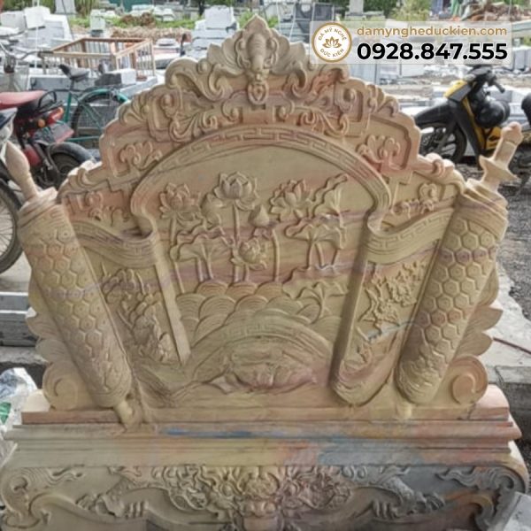 Mẫu cuốn thư đá M02