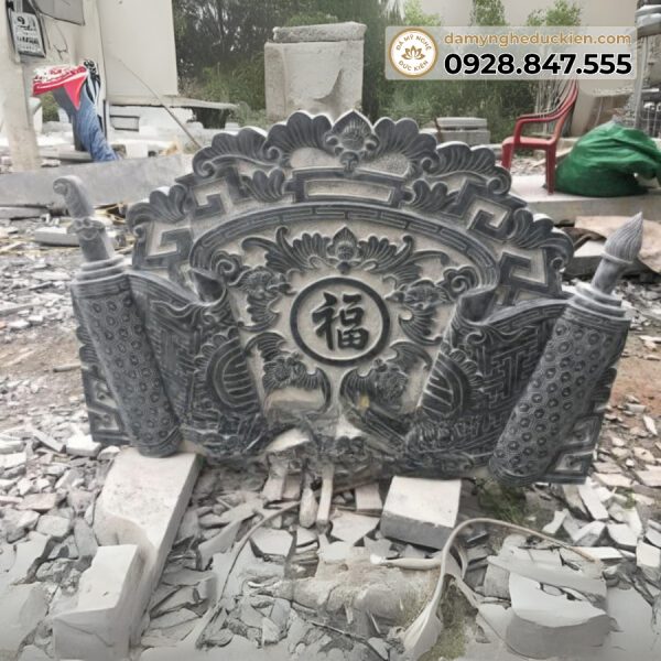 Mẫu cuốn thư đá M03