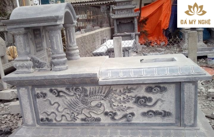 hoa văn rồng phượng đá mỹ nghệ đức kiên