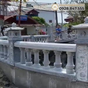 lan can đá m02