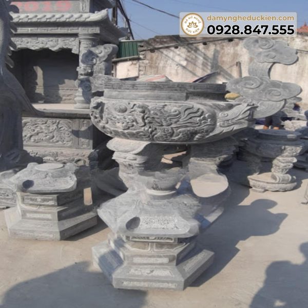 lư hương đá m01
