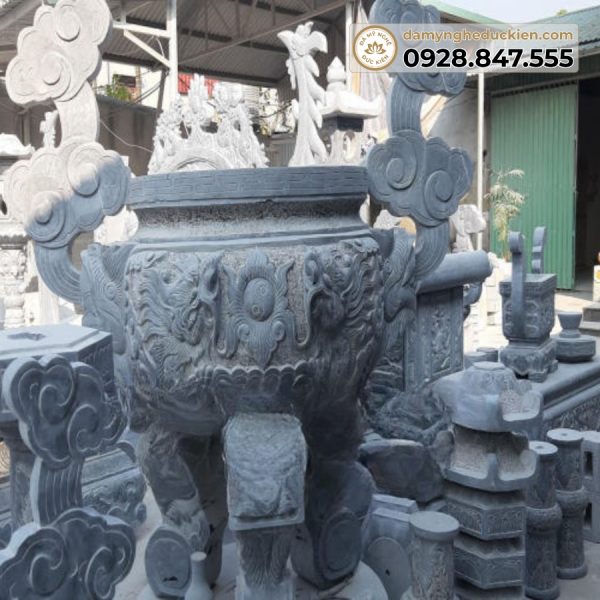 lư hương đá m01