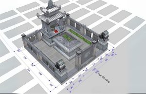 Kích thước lăng mộ chuẩn