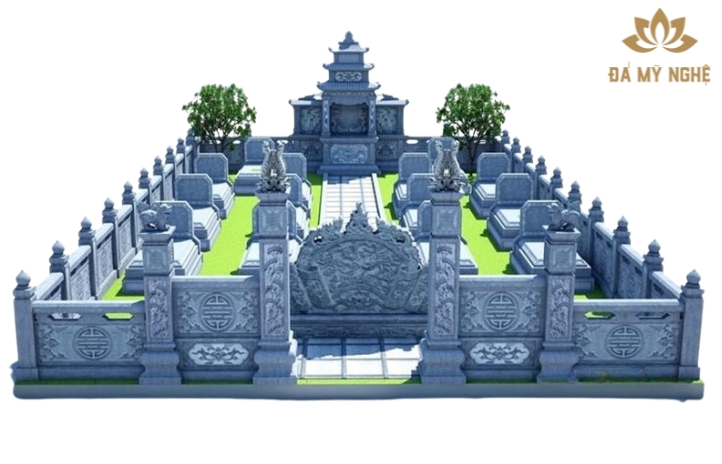 Kích thước khu lăng mộ gia tộc
