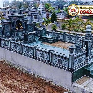 Mẫu Khu Lăng Mộ Đá Gia Đình Đẹp, Thiết Kế Đồng Bộ – Đá Mỹ Nghệ Đức Kiên