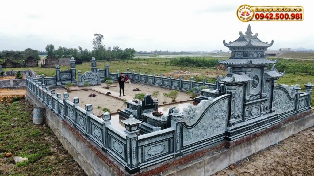 Mẫu Lăng Mộ Đá Dòng Họ Đẹp, Bề Thế Và Trang Nghiêm – Đá Mỹ Nghệ Đức Kiên