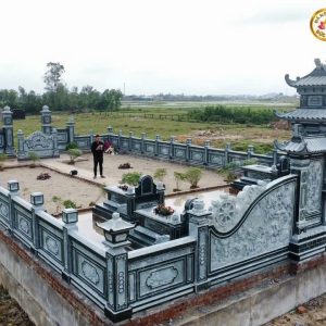 Mẫu Lăng Mộ Đá Dòng Họ Đẹp, Bề Thế Và Trang Nghiêm – Đá Mỹ Nghệ Đức Kiên