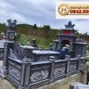 Mẫu Lăng Mộ Đá Gia Đình Đẹp, Chạm Khắc Tinh Xảo – Đá Mỹ Nghệ Đức Kiên