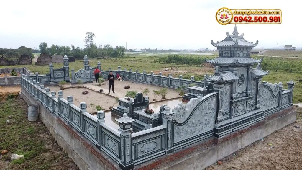 Mẫu Lăng Mộ Đá Dòng Họ Đẹp, Bề Thế Và Trang Nghiêm