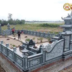 Mẫu Lăng Mộ Đá Dòng Họ Đẹp, Bề Thế Và Trang Nghiêm